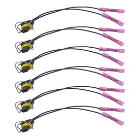 366-9748 Wiring Kit,Fuel Injector Wiring Harness Kit 3669748 Compatilbe with Caterpillar C7 C9 Engine,Replaces International 2501107C1 6 PCS