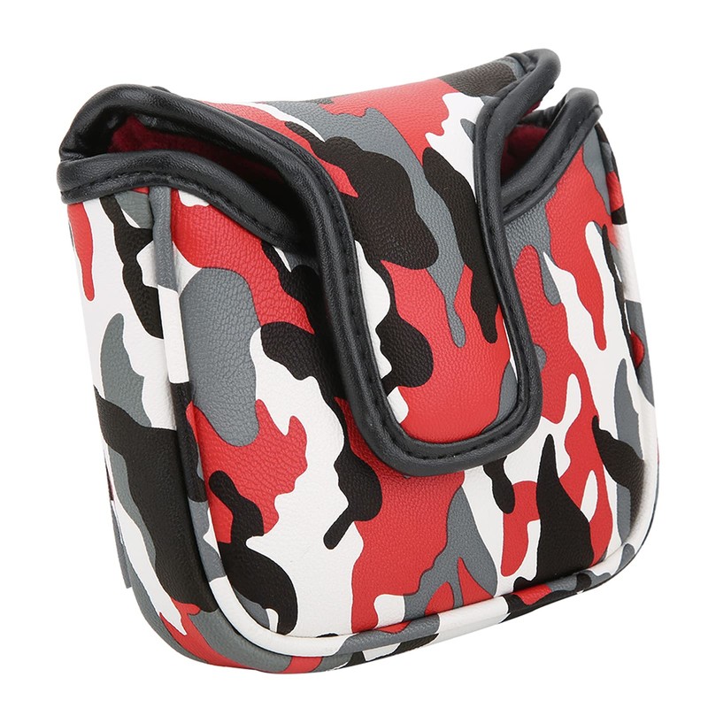 Yctze Camouflage Square Putter Cover, Waterproof PU Club Head Cover