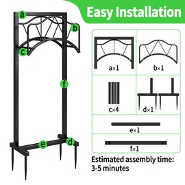 Chuangshuo Guard Garden Hose Holder - Upgraded Water Hose Holder Stand with Storage Basket Holds 150ft, Heavy Duty Freestanding Garden Hose Hanger Storage Rack for Outside Yard Lawn Farm