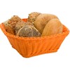 Saleen Square Trend Basket, Orange, 23 x 23 x 9