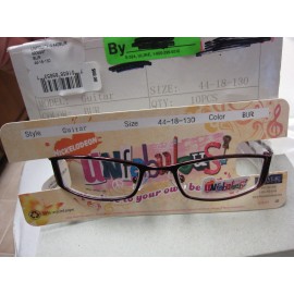 NICKELODEON NIC  UNFABULOUS GUITAR BURGUNDY 44-18-130  Eyeglass Frames New