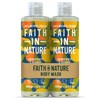 Faith In Nature Natural Grapefruit & Orange Body Wash Set,