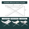 Book Stand, Acrylic Cookbook Stand for Reading, Clear Book Holder