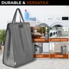ALCOVA Hanging Laundry Hamper, Space-Saving Mesh Hanging Laundry Bag with