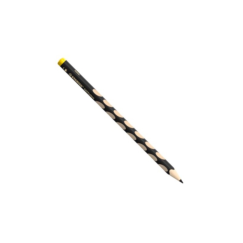 STABILO EASYcolors Ergonomic Colouring Pencil for Left-Handers Single Pencil Black