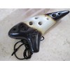 Ceramic Ocarina - Black & White (Panda) w. Crackle Soprano