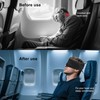 Rwotlls Travel Pillows for Airplanes, Airplane Head Strap with Silk