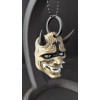 Handmade Laughing Oni Demon Mask Keychain