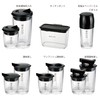 Richell 14721 One Push Seasoning Dispenser S "Brio" Black