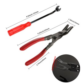 Plastic Rivet Pliers, Trim Clip Pliers, Pressure Pliers, Door Panel Release Pliers, Door Trim Pliers, Universal Pliers for Removing Trim Clips, for Car Door Panel, Dashboard