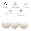 Pachamama Handmade XL Wool Tumble Dryer Balls 7cm 3 Pk