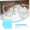 FOMIYES 4sets Glasses Nose Pads Nose Pad for Glasses Black
