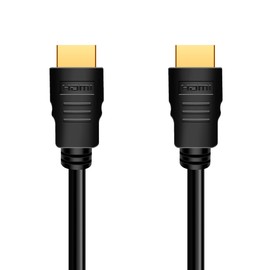 LogiLink CH0101 HDMI Connection Cable Type A (Male/Male), UHD 4K Resolution, 2 x Shielded CCS Cable, Colour: Black, Length: 2 m