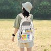 CAMTOP Clear Backpack Heavy Duty Transparent Bag See Through BookBag