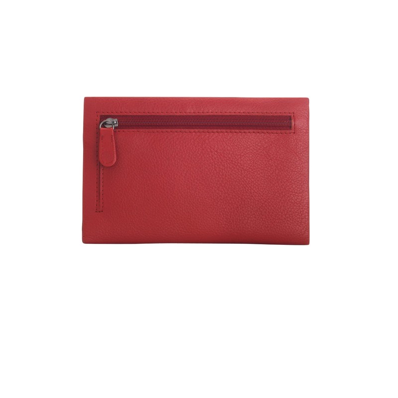 Josephine Osthoff Hamburg Flat Wallet Genuine Leather with RFID Protection,