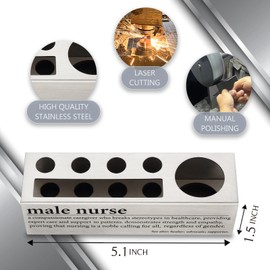 vizuzi Male Nurse Gifts for Men, Male Nurse Pencil Holder, Male Nurse Appreciation Thank You Gifts, Male Nurse Day Week Birthday Graduation Gifts Office Desk Pencil Holders & Pen Holders Zgg5