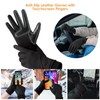 HOLDINA Women's Winter Warm Waterproof Gloves with Non-Slip Leather, Gloves