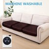 ANARACHON Leather Look Couch Cushion Covers Sofa Seat Slipcovers Sets