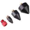 Hromee 1/8-Inch Rubber Tip Set for Air Blow Gun, 4
