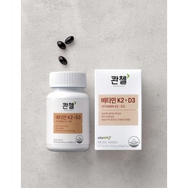 Quanchel [콴첼] 비타민K2 + D3 (90일분) [Quantel] Vitamin K2 + D3 (90 Days Supply)