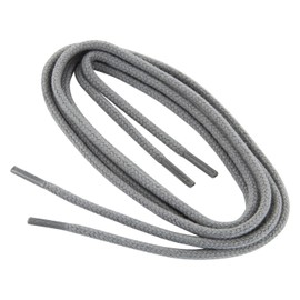 1 Pair Collonil Laces, Chord, Round, Thick, Diameter 3 mm, Various Lengths and Colours - Light grey, size: 90