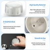 lubiyack 2PCS WE01X21167 White Washer Knob Replacement Compatible with GFD43ESSM0WW