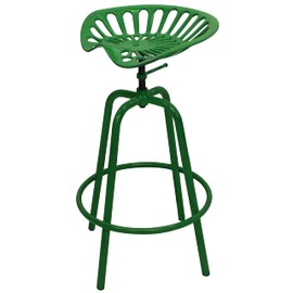 Leigh Country Green Tractor Seat Swivel Stool-KD
