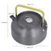 Haofy 1.2L Portable Mountaineering Outdoor Fishing Coffee Pot Teapot Kettle
