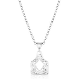 Montana Silversmiths Out West Cow Tag Necklace
