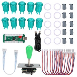 CY-822C DIY Arcade Game  Buttons Joystick Rocker Controller Kit Without Light for Rapsberry Pi/PC
