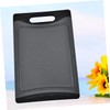 SHOWERORO Non-Slip Pp Chopping Board for Kitchen Black Cutting Board