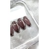 Rose Silver Nail Tips - Coffin / 로즈 실버 네일팁