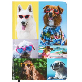 Kathy & Jiggs: Cool Dog A5 Lined Journal 160 Pages, 5.8 X 8.4 Hardcover Notebook, College Ruled: Cute Aesthetic Gifts for Dog Mom, Dads, Kids, Animal Lovers, Men, Women, Note Book, Diary, Journaling
