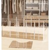 Hualinsyi Belt Organizers 2-Pack Clear with Removable Dividers - 5