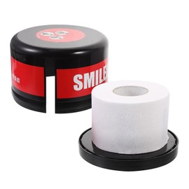 WOONEKY Dispensador De Tiras Para El Cuello De Caja De Tiras Para El Cuello Con Rollo De Papel Portarrollos Compacto Para Salones Barberías Y Uso Personal