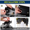 DoubleFill Pressure Washer Gun Holder, Wall Mount Foam Cannon Holder,