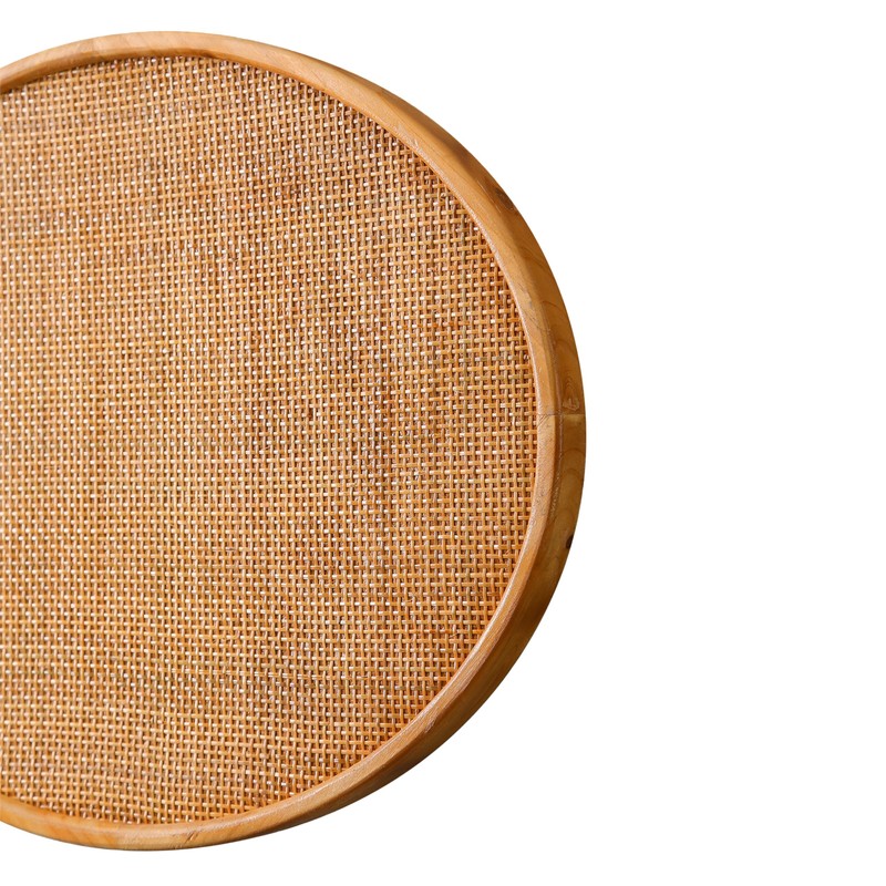 SOFE Oval Woven Rattan Bulletin Board, 20x26 Boho Pin Boards