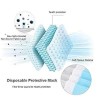 NEW, 50 3 Ply Disposable Face Masks, #TA9524-347