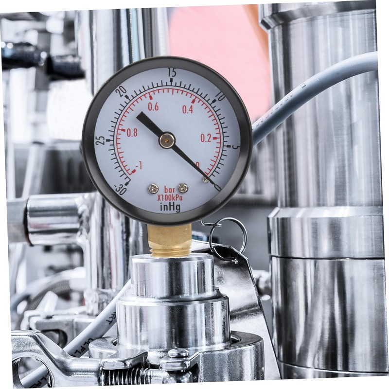 TEHAUX 0-30inhg Vacuum Gauge Tester for Air Oil Water Gas