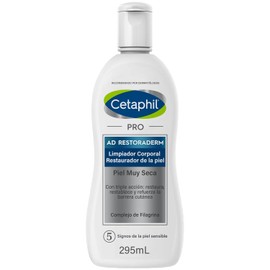 CETAPHIL Pro AD Restoradeerm Limpiador Cremoso, Restaura, Restablece y Refuerza la Barrera Cutnea, 295 ML, Piel con Tendencia Atpica                  