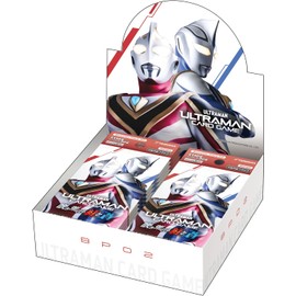 Tsuburaya Productions Ultraman Card Game Booster Pack 02 Blown Red and Blue (BP 02) (Box) Pack of 24, from Japan