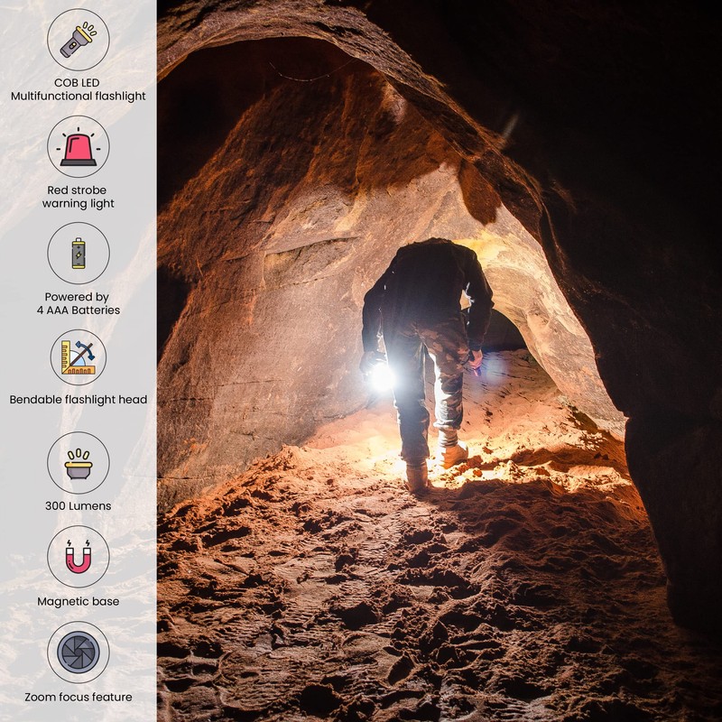 GOGREEN POWER INCORPORATED (GG-113-AriLite) The AriLite Handy Light, Aluminium Body