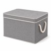 3-Pack Foldable Storage Bins with Lids, Foldable Baskets with Handles,