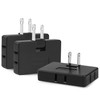 Romeda 3 Pack AC Flat Wall Outlet Extender Flat Plug