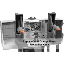 F Replacement Parts for Teen Titan Tower - Imaginext Teen Titan Go! Tower Playset DTM81 | Includes 2 Orange Pizza Projectiles
