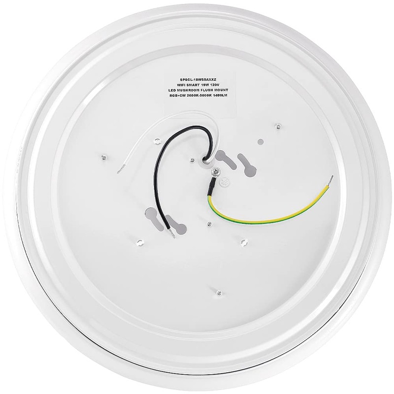 Maxxima Luvoni 13" Lámpara de techo LED Smart WiFi, 1500