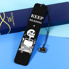 Gothic Bookmark Book Lover Gifts - Book Marks for Reading Women Adults, Dark Romance Merch, Book Reader Bookmarks for Women Men, Easter Basket Stuffers for Teens College Girls Boys, Bookish Gifts