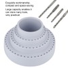 Rotating Round Shape Drill Bit Storage Case Grinding Tool Tip