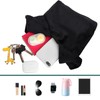 Muka Velvet Knot Bag, Black Luxury Evening Bag Knot Closure,
