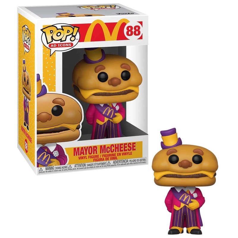 Funko Pop! Ad Icons: McDonald's - Mayor McCheese, Multicolor, 4.5